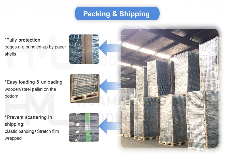 in Stock Heavy Duty Industrial Steel Metal Wire Mesh Decking Panel for Pallet Racking