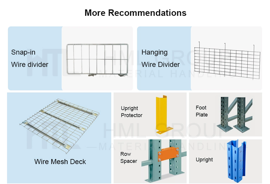 Powder Coated Pallet Support Bar for Warehouse Rack